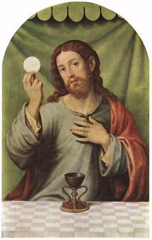 Juan De Juanes : Christ with the Chalice